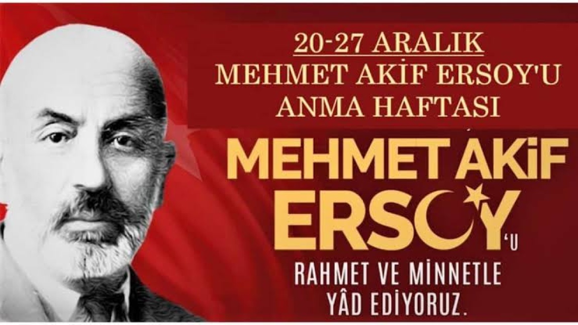 Mehmet Akif Ersoy’u Anma Haftası